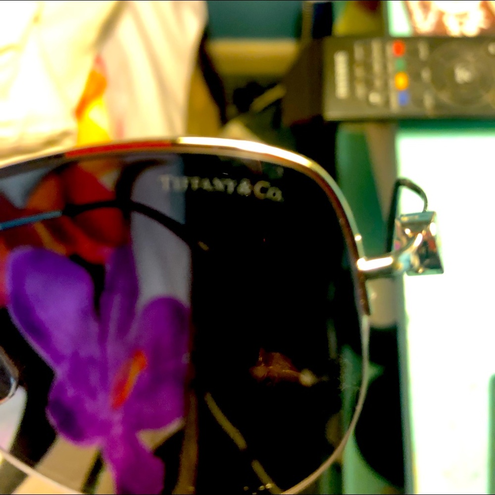 Pair of Tiffany&Co. sunglasses and hard shell case
